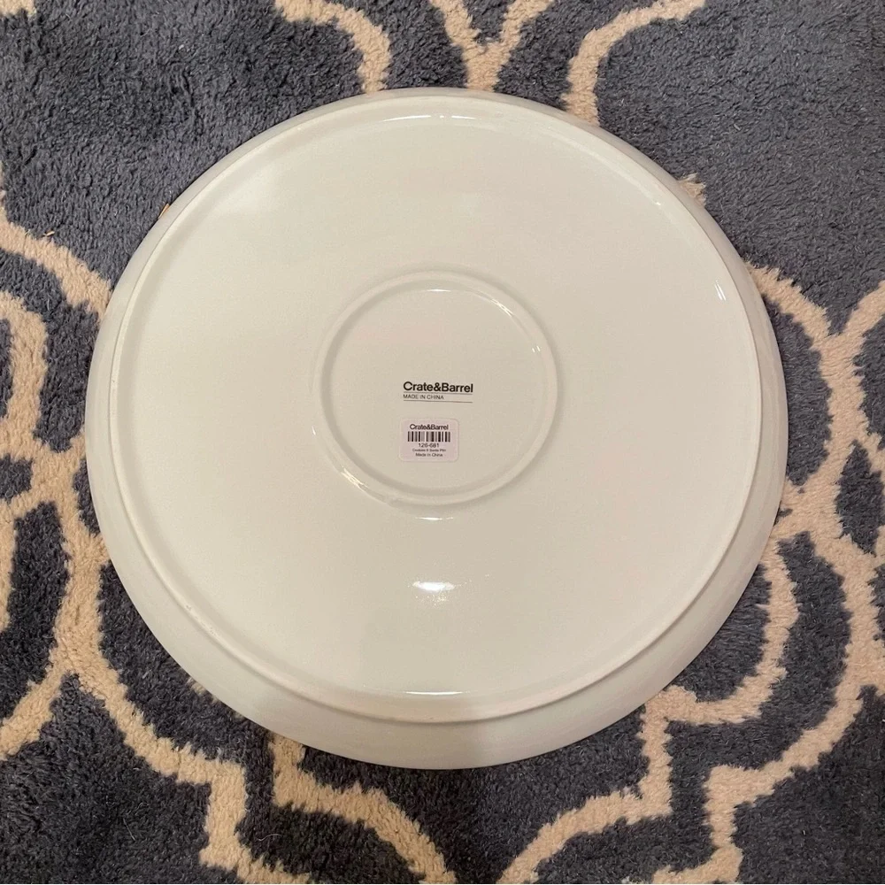 Crate & Barrel Cookies for Santa Plate